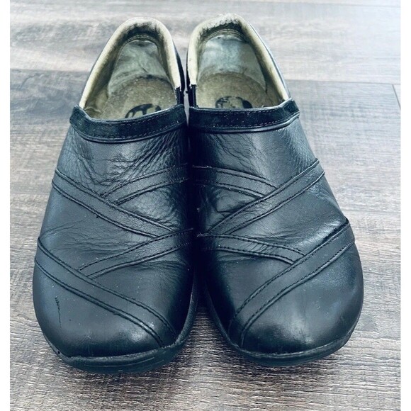 Merrell Primo Patch Loafers Clogs Shoes Womens Size 8 US 38.5 EU Black Leather - Picture 8 of 15